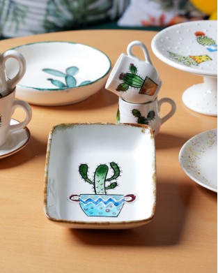 BKD HANDMADE SERAMİK KAKTÜS KASE