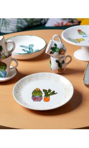 BKD HANDMADE ÇÖL ÇİÇEĞİ SERAMİK TABAK