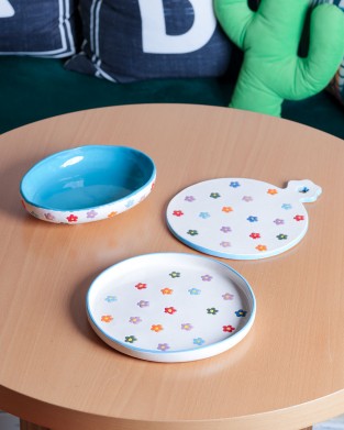 BKD HANDMADE SERAMİK LUNA TRIO