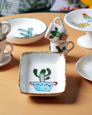BKD HANDMADE SERAMİK KAKTÜS KASE