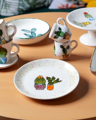 BKD HANDMADE ÇÖL ÇİÇEĞİ SERAMİK TABAK